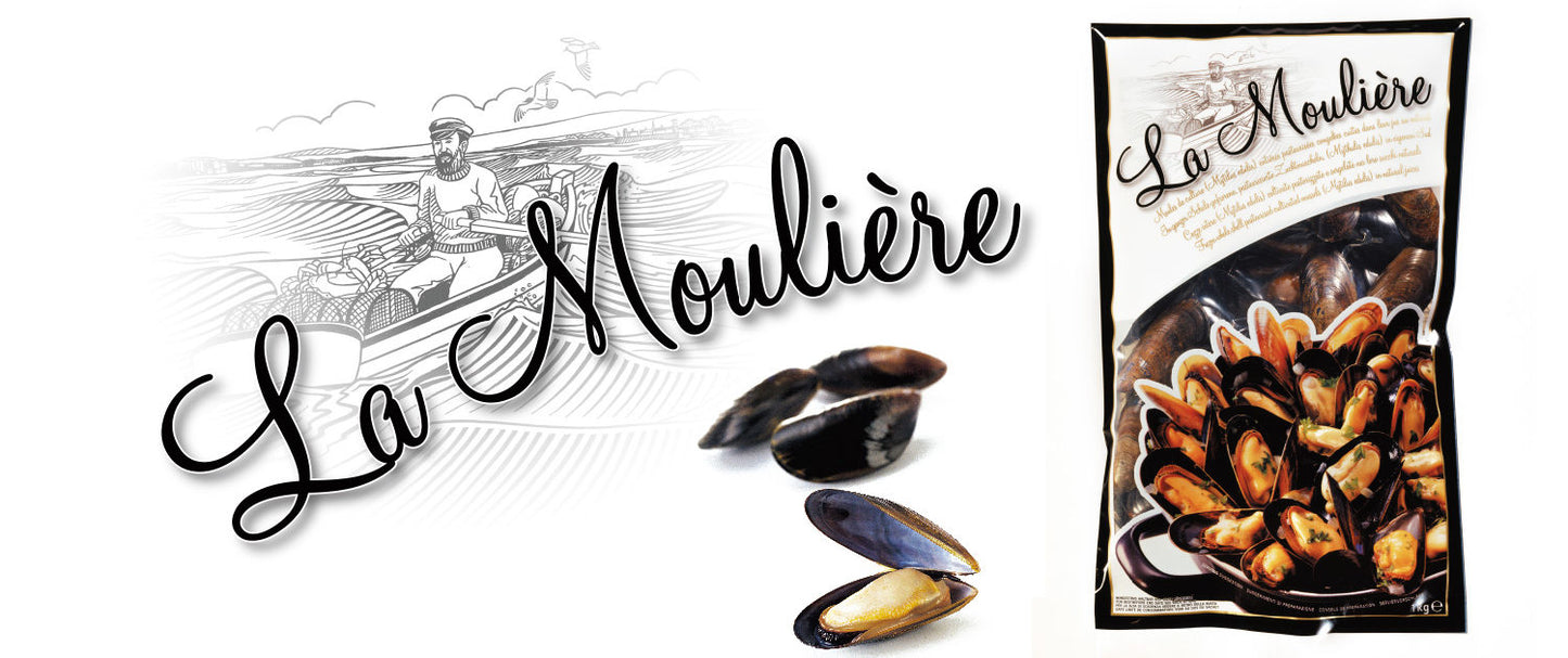 IRISH MUSSELS (La Mouliere) 80-100 VAC-PACK 5x1KG