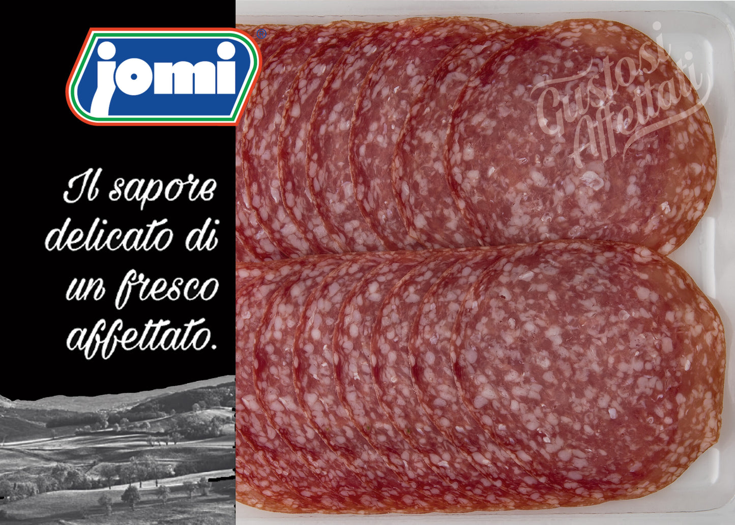 SALAME MILANO AFFETTATO 8x500G - JOMI