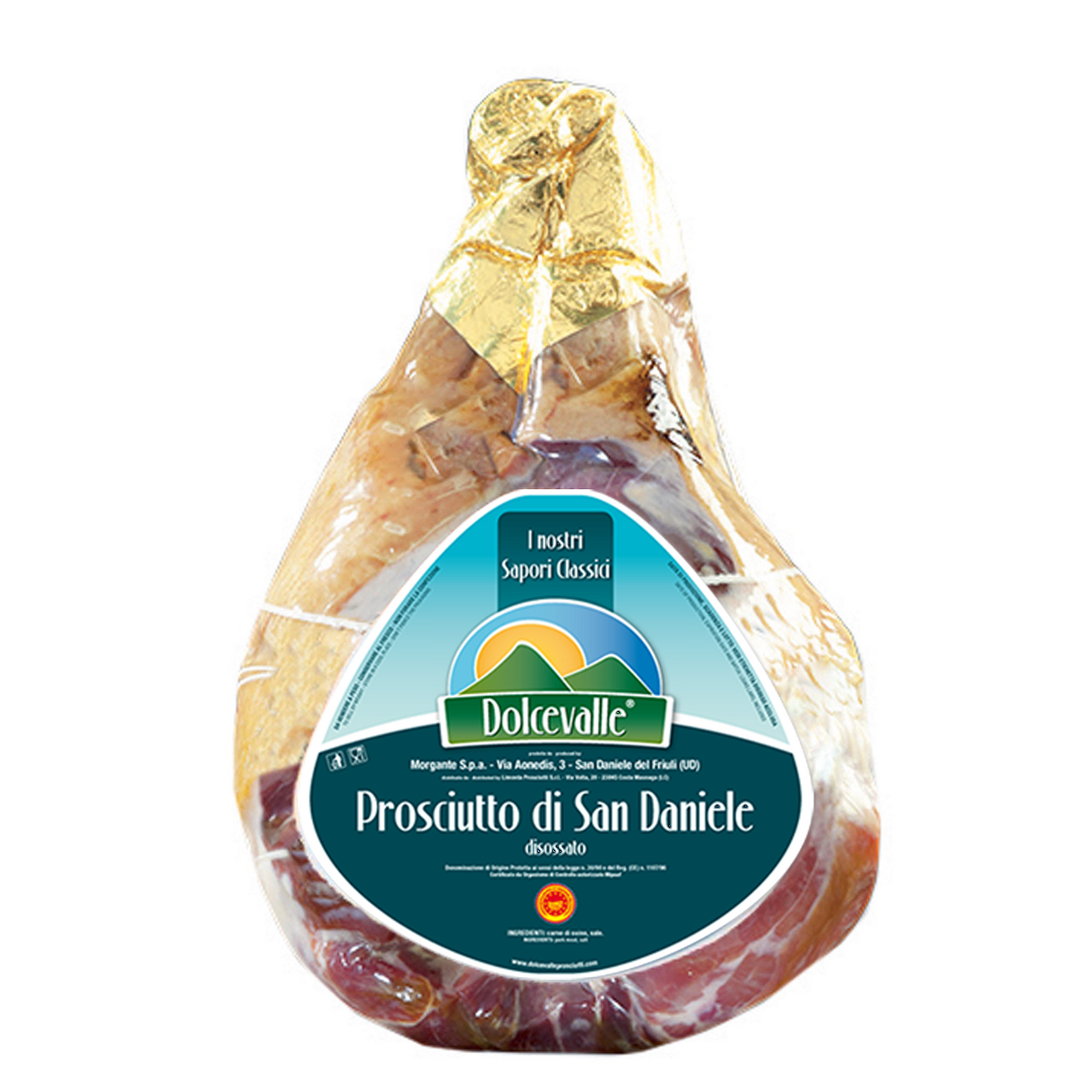 PROSCIUTTO CRUDO S.DANIELE 18m DOP ADDOBBO