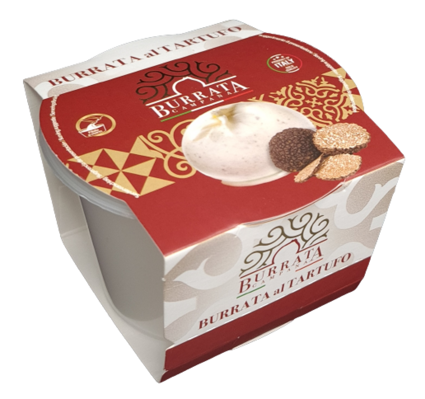 1 KG BURRATA TARTUFO X 125G BICCHIERE PRELIB