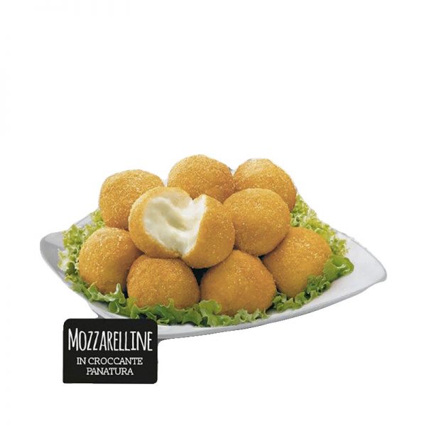 MOZZARELLINE PANATE AL FORNO 1KG X 6 SOAVEGEL