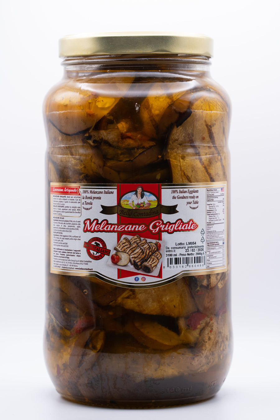MELANZANE (AUBERGINE) GRIGLIATE 3100 ML