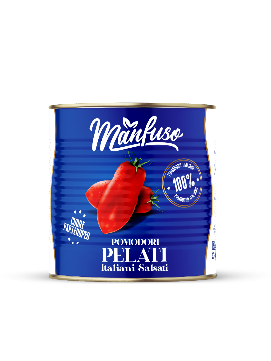 POMODORI PELATI INTERI 100% ITALIANO 6x2.5GR - MANFUSO