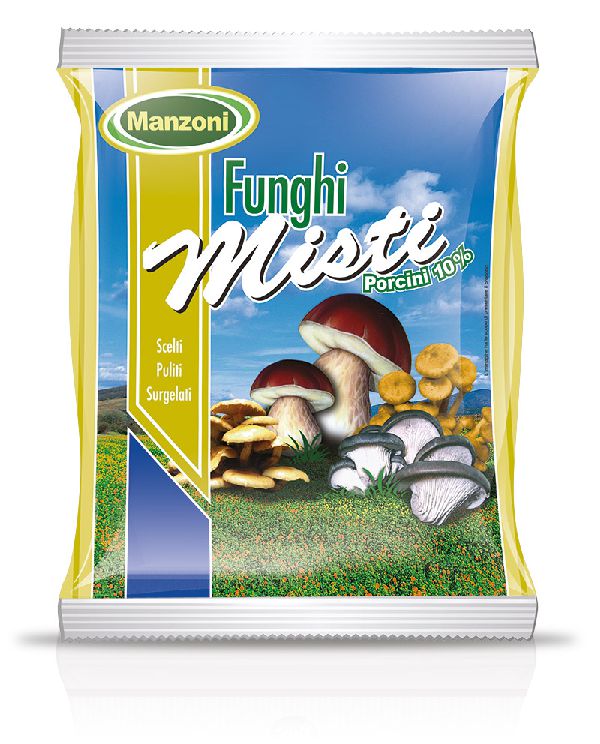 MISTO FUNGHI 10% 1KG CON PORCINI BAG