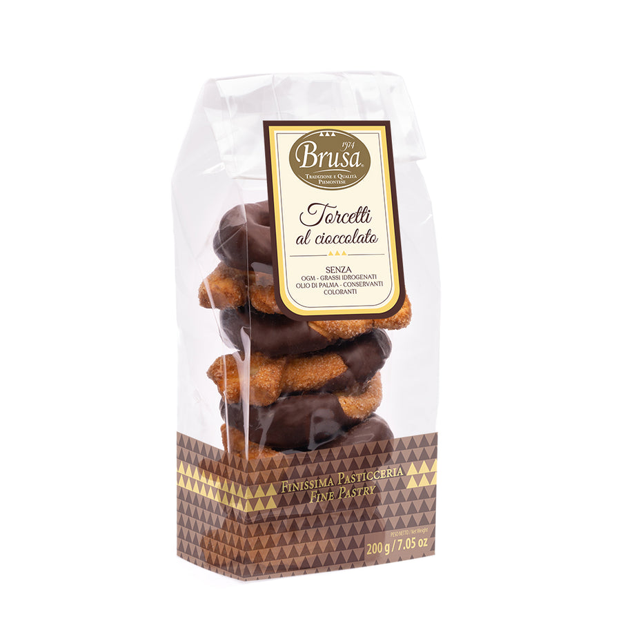 TORCETTI CIOCCOLATO  200G - 10xBOX Brusa
