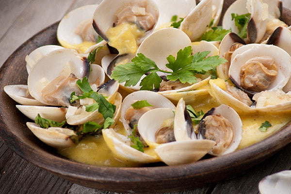 COOKED MERETRIX CLAMS 60/80 10x1KG - HOLMES