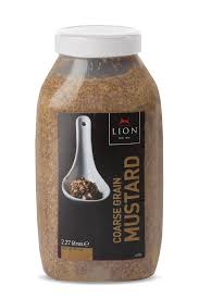 LION COARSE GRAIN MUSTARD 2x2.27LTR