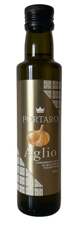 OLIO EVO ALL’AGLIO (GARLIC OIL) 250 ML 6X BOX - PORTARO