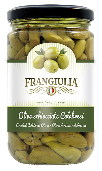CRUCKED AND PITTED CALABRESE OLIVES 314ML - FRAN