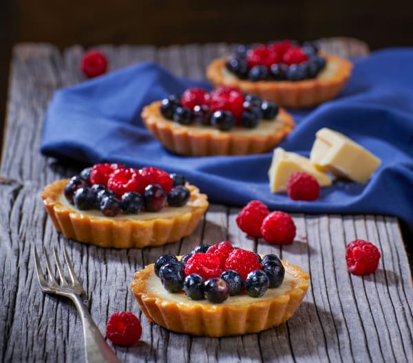 (FRUIT TART) MONO TARTELLETTA WITH CREAM E BERRIES 150 G 15XBOX