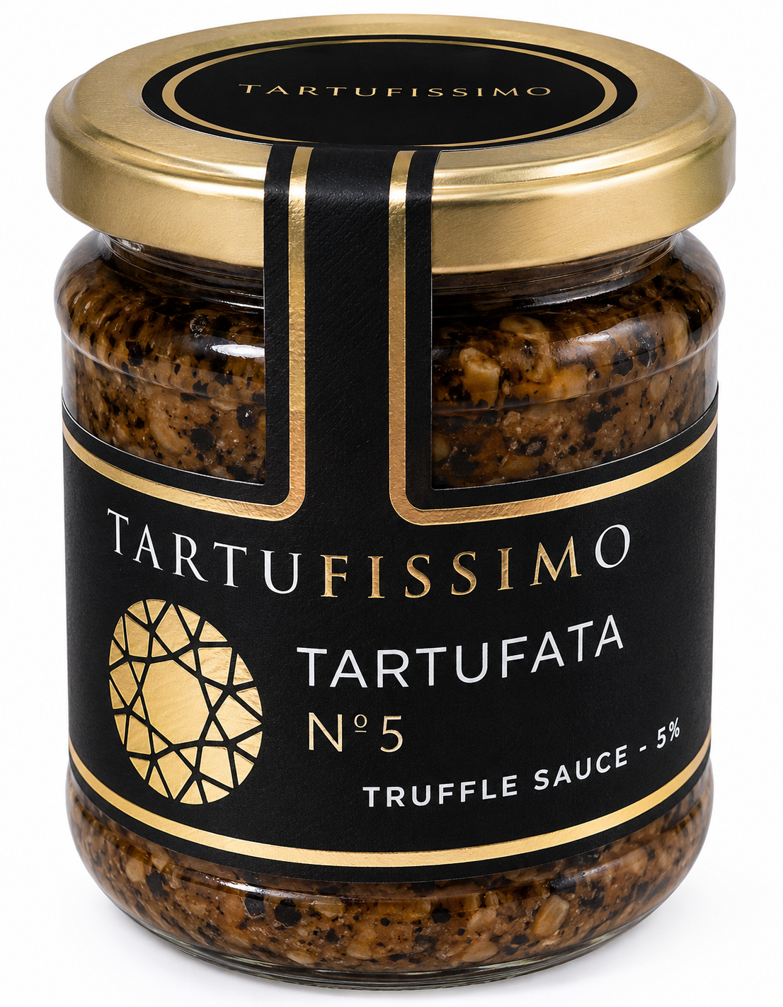 X1 JAR TARTUFATA SCURA CREMA 500G - 5% TRUFFLE CREAM - GIULIANO TARTUFI
