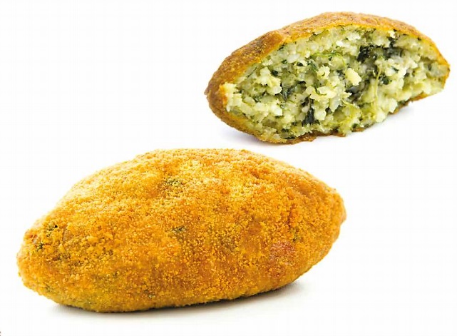 NISI ARANCINI SPINACH AND CHEESE DOPPIA PUNTA 30PZ 220GR PREFRIED