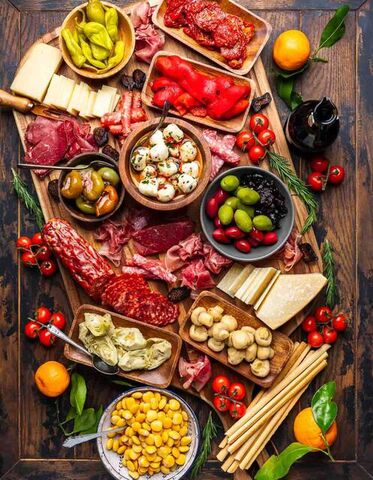 Vegetables and Antipasti