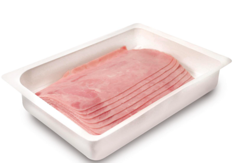 PROSCIUTTO COTTO RETTANGOLARE A FETTE 500G - ITALIA ALIM