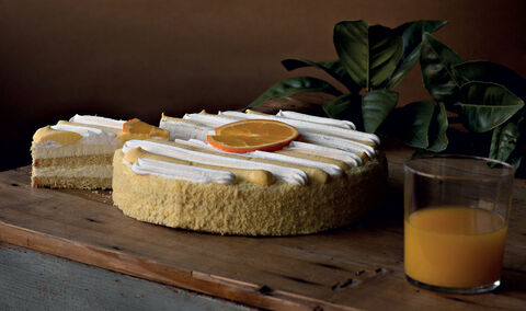 TORTA CHANTILLY ARANCIO