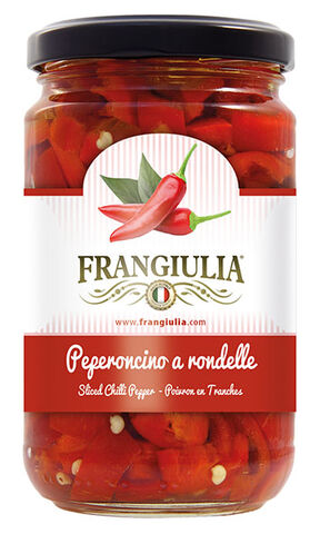 SLICED CHILI PEPERS 314ML - FRANGIULIA