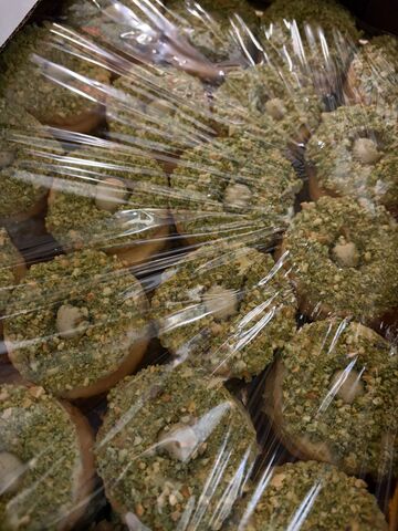OCCHI DI BUE GRANELLATI PISTACCHIO 2KG TRAY