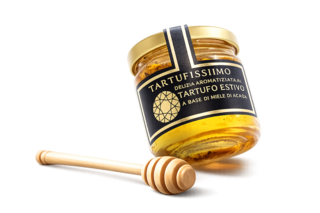 MILLEFIORI HONEY FLAVOURED WITH SUMMER TRUFFLE 120G x 12BOX - GIULIANO TARTUFI