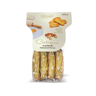 CANTUCCINI MANDORLA E PISTACCHIO 220G - 8PZ BOX - MONARDO